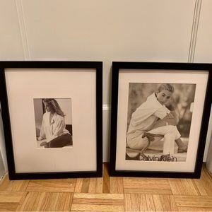 2x 90s Calvin Klein Framed Ads